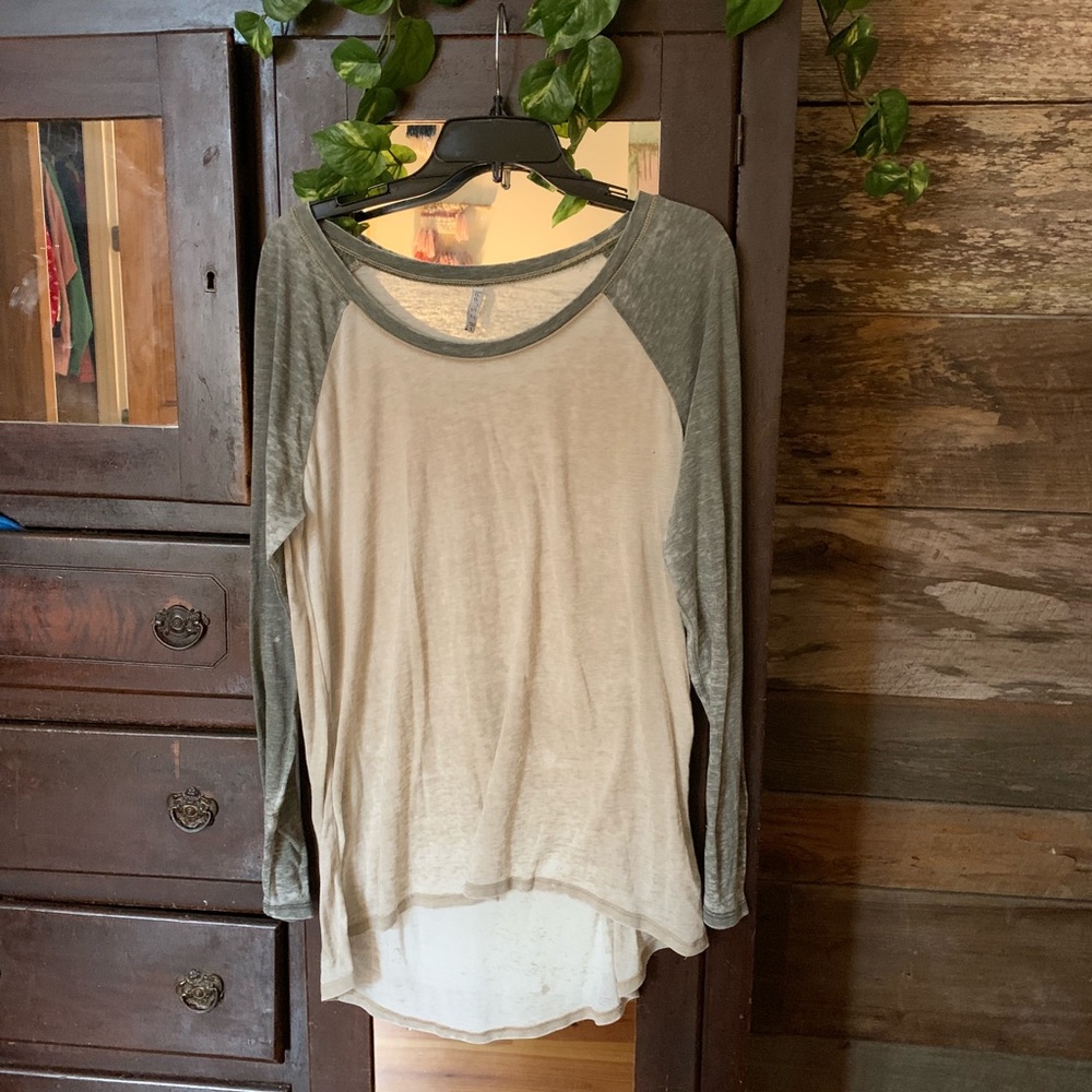 Z Supply long sleeve baseball tee